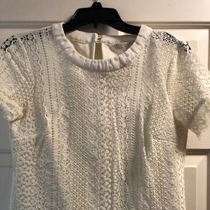 Ivory Lauren Conrad lace top